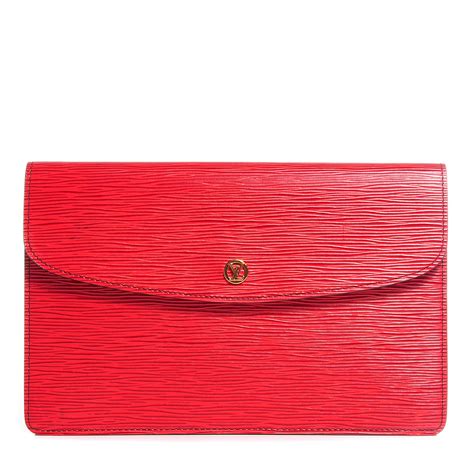 louis vuitton epi pochette montaigne|Louis Vuitton accessories pochette.